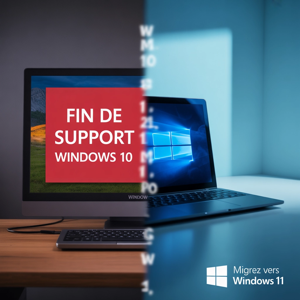 Fin de Windows 10 — migration Windows 11 nécessaire