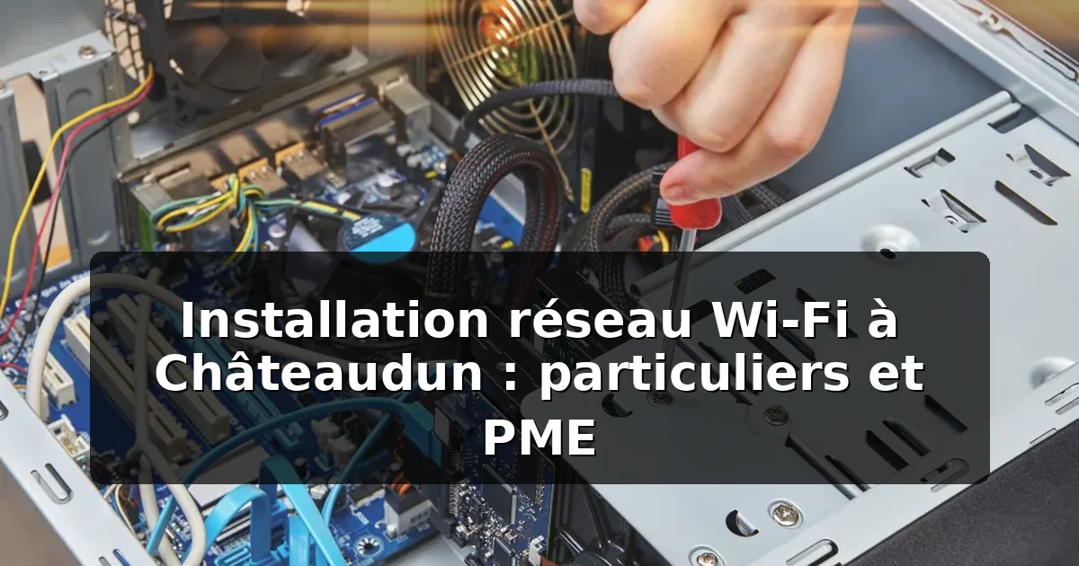 Installation réseau WiFi Châteaudun — illustration