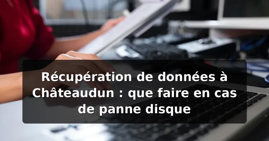 Récupération de données Châteaudun : panne disque — illustration