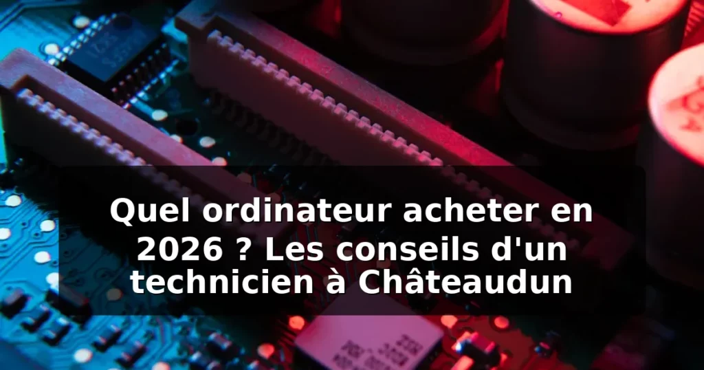 Conseil achat ordinateur Châteaudun — illustration