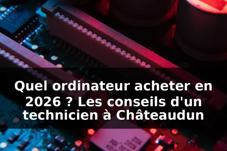 Conseil achat ordinateur Châteaudun — illustration
