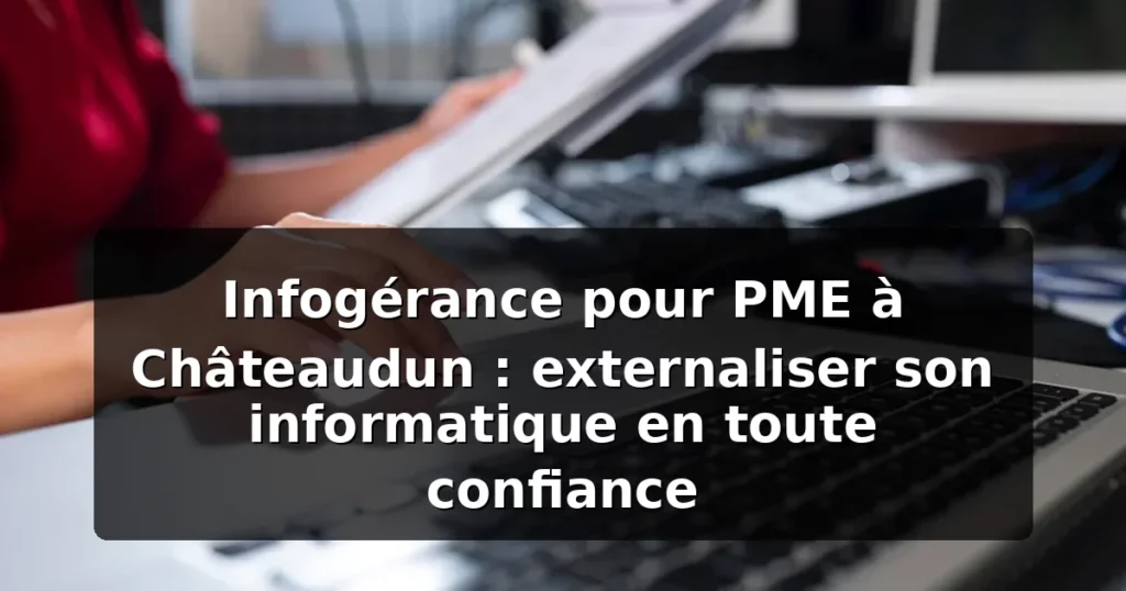 Infogérance PME Châteaudun : externaliser son informatique — illustration
