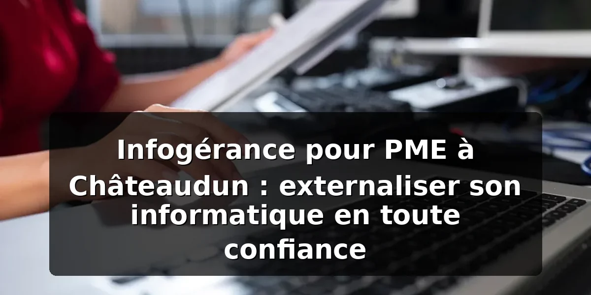Infogérance PME Châteaudun : externaliser son informatique Infogérance PME Châteaudun : externaliser son informatique — illustration